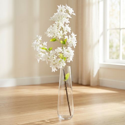 Branche de Lilas Artificiel Blanc 95 cm | Floristik24.fr