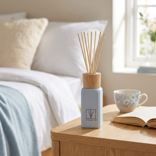 Article Diffuseur de Parfum en Verre avec Bâtonnets Bois, Sweet Dreams, 100 ml