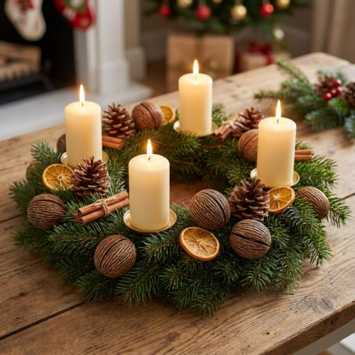 Boules naturelles décoratives en bois 15 pièces 8-10 cm | Floristik24.fr