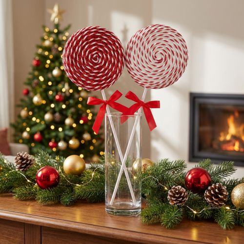 Lollipops décoratifs de Noël