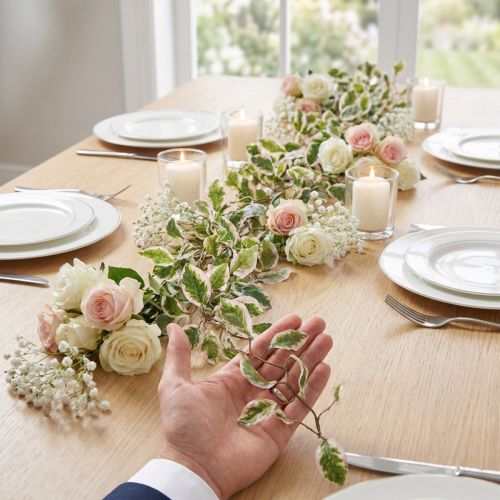 Guirlande de plantes artificielles 150 cm pour décoration intérieure romantique | Floristik24.fr