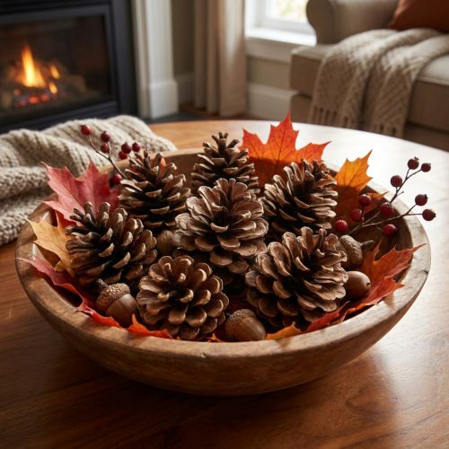 Pommes de pin naturelles 5 kg, bois, marron, 5-8 cm | Floristik24.fr