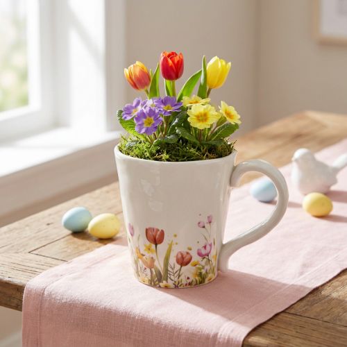 Tasse en céramique motif