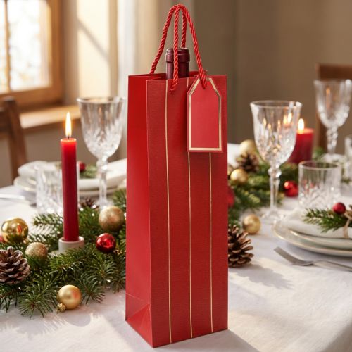 Sac Cadeau Bouteille en Papier