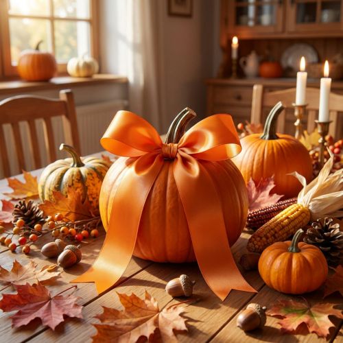 Ruban cadeau et décoration orange 40 mm x 50 m | Floristik24.fr