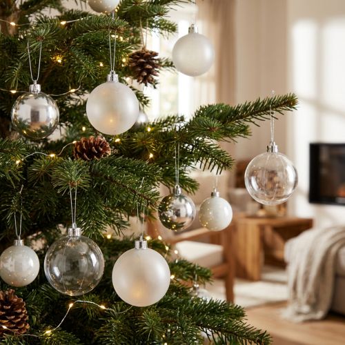 Boules de Noël en plastique