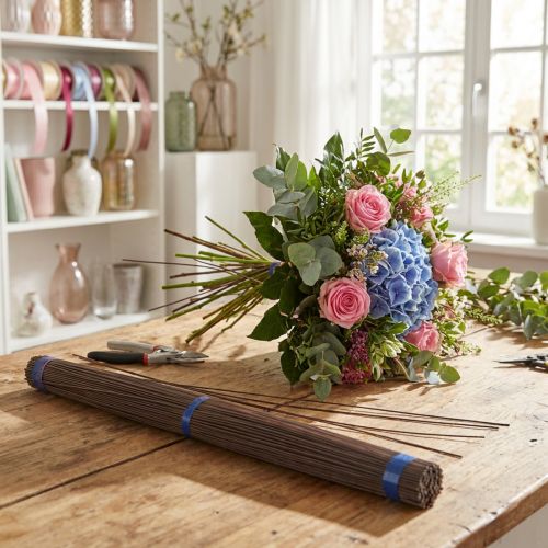 Article Fil enfichable fil fleur recuit bleu Ø1,8mm 50cm 2,5kg