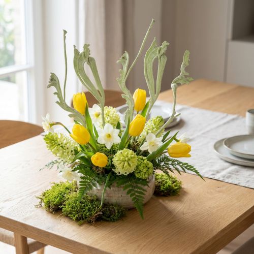 Mélange de bois exotique vert pomme et blanc, 10 pièces | Floristik24.fr