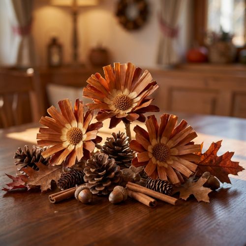 Fleurs séchées naturelles Repens Rosette Ø 10-12 cm - Lot de 20 | Floristik24.fr