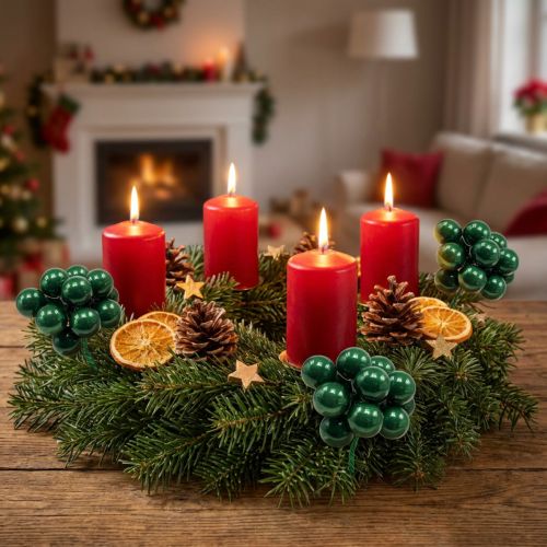 Mini boules de Noël vertes en verre avec fil - Ø25mm - Lot de 140 | Floristik24.fr