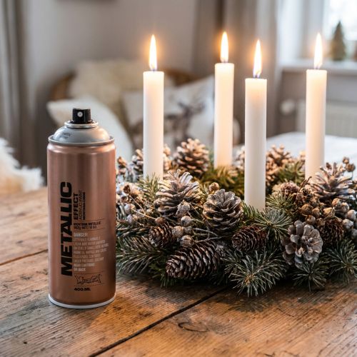 Article Bombe de peinture argentée 400 ml Montana Metallic Effect