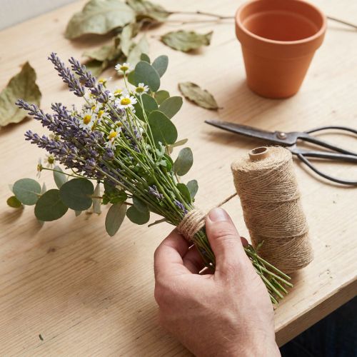 Article Ficelle de jute polyvalente, naturelle, 2 mm, 200 m, 1 pièce