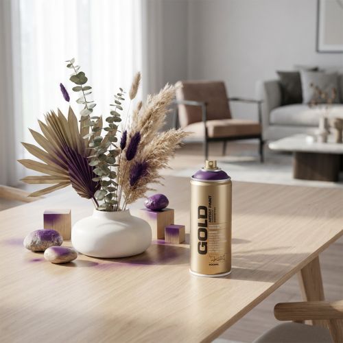 Article Bombe de peinture acrylique Montana Gold violet 400ml