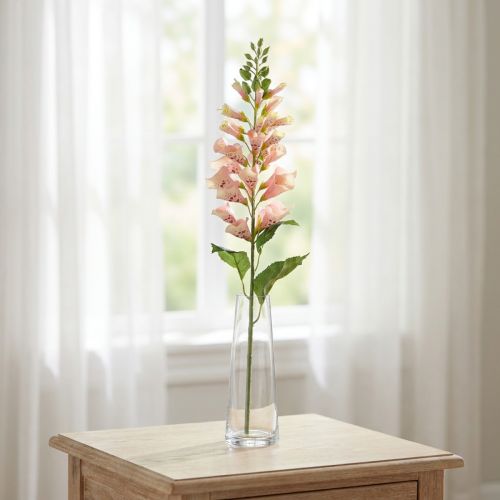 Digitale artificielle saumon 90 cm pour décoration florale | Floristik24.fr