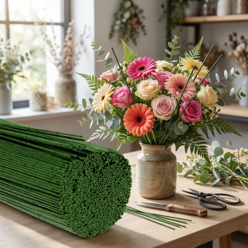 Article Fil floral vert 1,0 mm x 400 mm, 2,5 kg