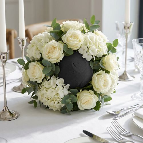 Article Boules de mousse florale noire Ø16 cm – Lot de 2