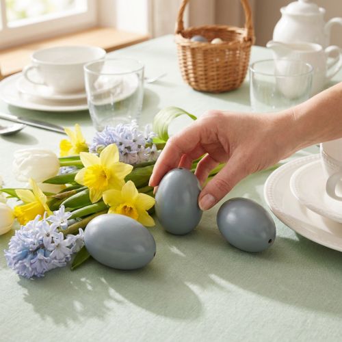 Article Œufs de Cane Gris Décoratifs en Coquille Vide - Lot de 10
