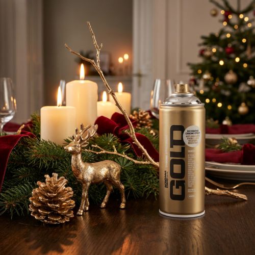 Article Spray peinture effet chrome argent 400 ml intérieur