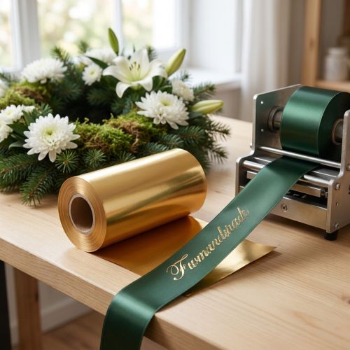 Article Film de marquage doré 175 mm x 50 m