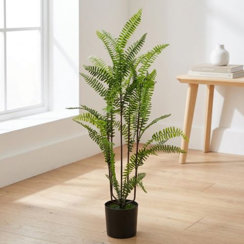 Fausse fougère verte en pot – Hauteur 80 cm | Floristik24.fr