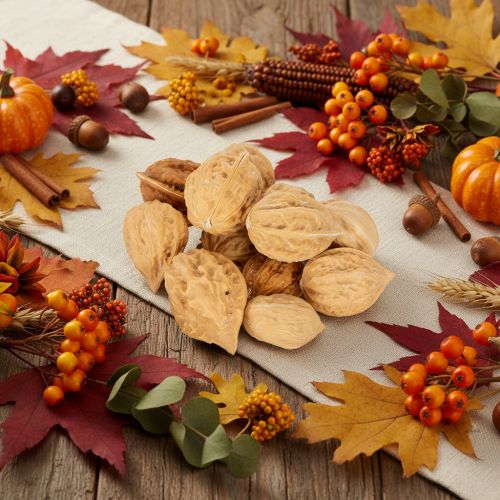 Article Noix décoratives naturelles 3-4 cm 300 g