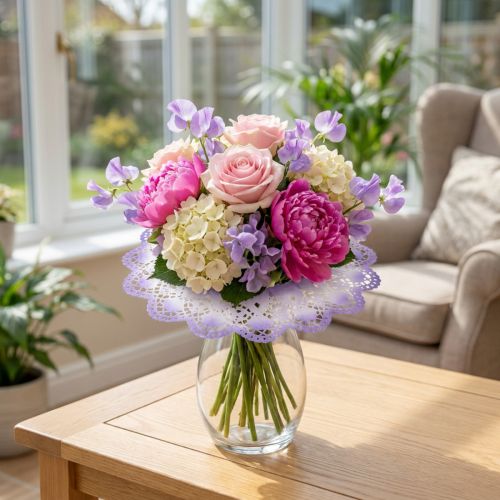 Biedermeier en Papier Batik 25 pièces - Décoration Florale | Floristik24.fr