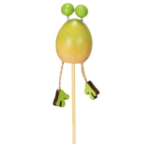 Article Tuteurs en forme de grenouille pour décorer les pots de fleurs au printemps ou en été, 34 cm, lot de 6