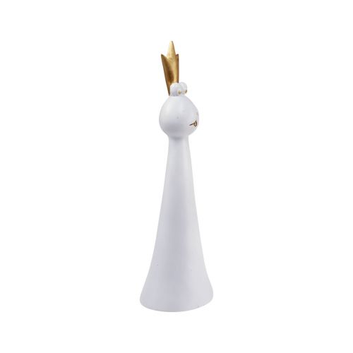 Article Décoration Prince Grenouille Figurine Décoration Grenouille Or Blanc H19,5 cm 2pcs