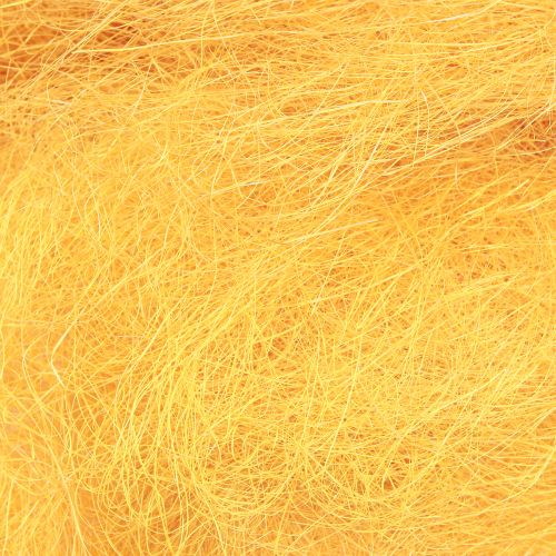 Article Décoration printanière, jaune sisal, laine de sisal 300g
