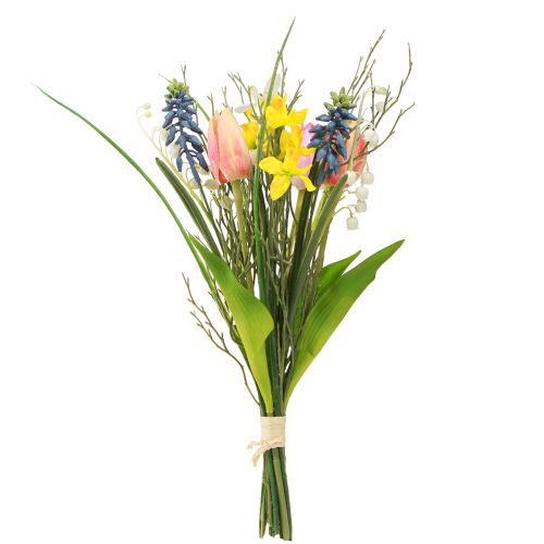 Article Bouquet de printemps Bouquet de fleurs artificielles Real Touch 36 cm