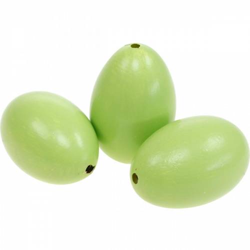 Oeufs d&#39;oie oeufs soufflés vert pastel décoration de Pâques 12 pcs