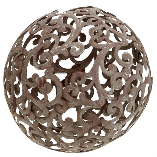 Boule fil de fer - Déco jardin en métal Diam. 50cm, vente au