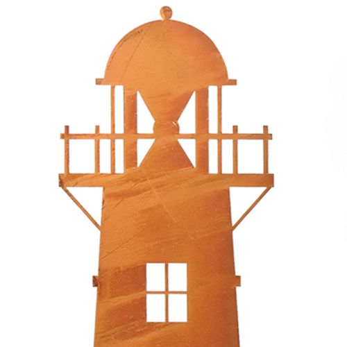 Floristik24 Décoration de jardin phare rouille décoration maritime métal 60cm