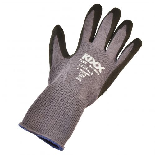 Article Gants de jardinage Taille 8 EN 2121X Gris Noir Bleu Nylon