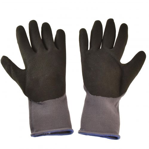 Article Gants de jardinage Taille 8 EN 2121X Gris Noir Bleu Nylon