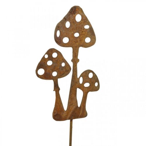 Article Bouchon de jardin bouchon décoratif agaric mouche patiné 15cm 6pcs