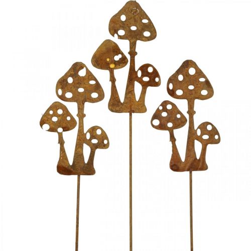 Bouchon de jardin patine vénéneux bouchon décoratif 10cm 6pcs