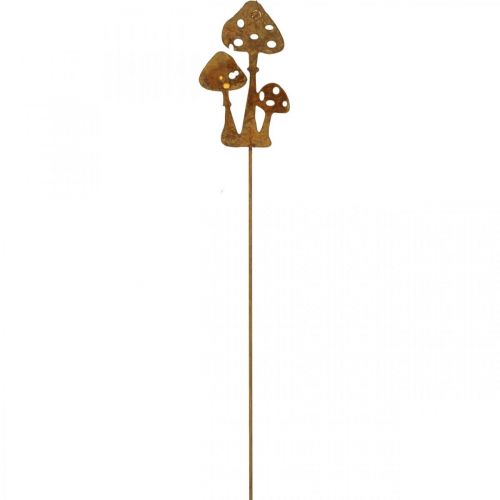 Article Bouchon de jardin bouchon décoratif agaric mouche patiné 10cm 6 pièces