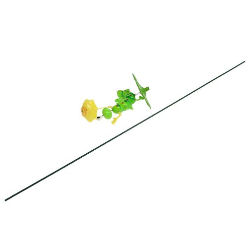 Floristik24 Pique de jardin chenille avec ombrelle sur tige 74 cm