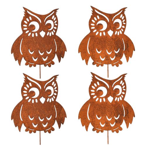 Lot De 4 Piquets Décoratifs Papillons En Métal Coloré - Pour Jardin, Pelouse, Parterres De Fleurs Ou Décoration Intérieure