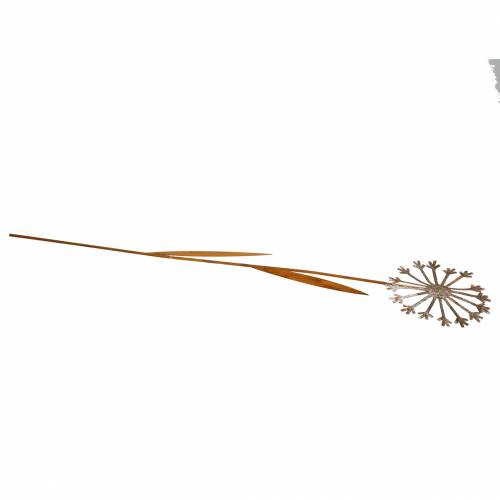 Floristik24 Bouchon de jardin pissenlit patine métal Ø18 H88cm