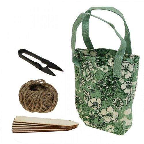 Article Ensemble d&#39;ustensiles de jardin, fil de jute, ciseaux, piquet de plante
