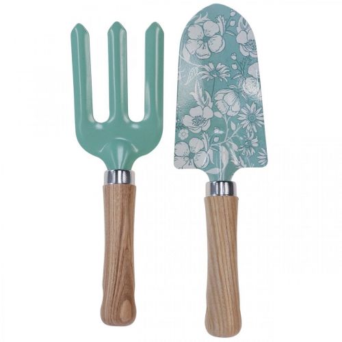 Floristik24 Ensemble d&#39;outils de jardin râteau de jardin pelle de jardin 25/28cm