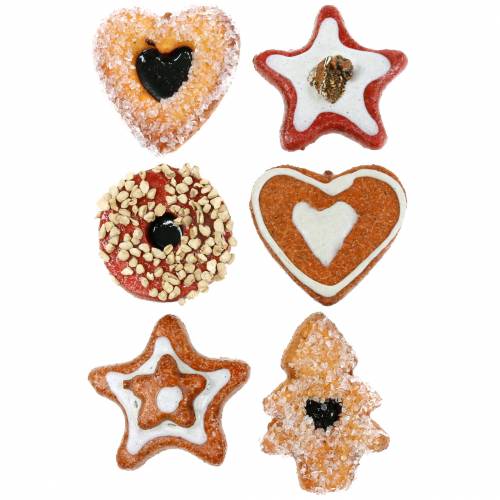 Floristik24 Assortiment de pâtisseries artificielles 24pcs