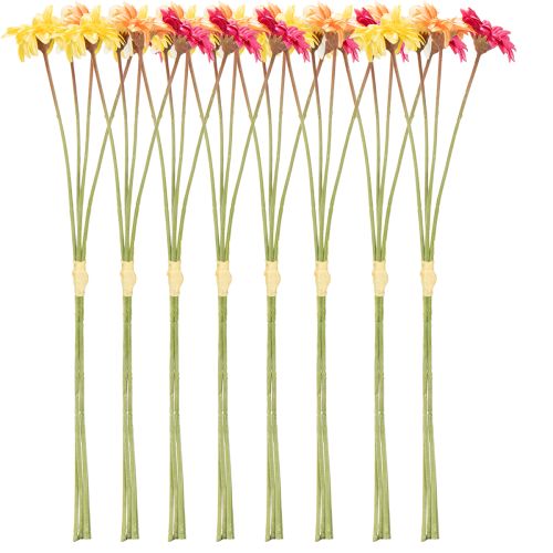 Article Bouquet de gerberas artificiels pour une décoration fraîche et facile d'entretien, 47 cm, 32 pièces