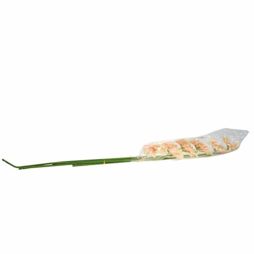 Floristik24 Gerbera artificiel Pêche 62cm 6pcs