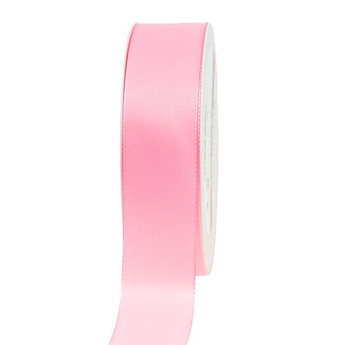 Ruban cadeau et décoration 25mm x 50m rose clair
