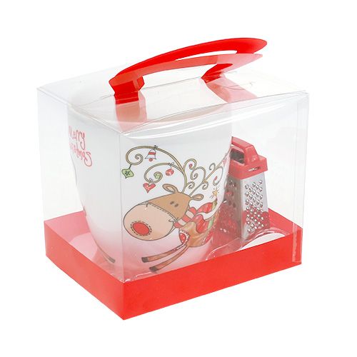 Floristik24 Tasse cadeau avec renne 1p