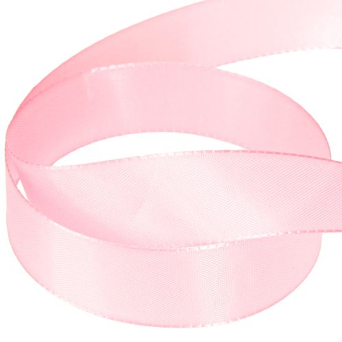 Article Ruban cadeau et décoration 25 mm x 50 m rose clair