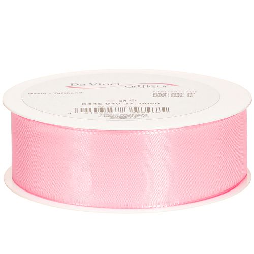 Article Ruban cadeau et décoration 40 mm x 50 m rose clair